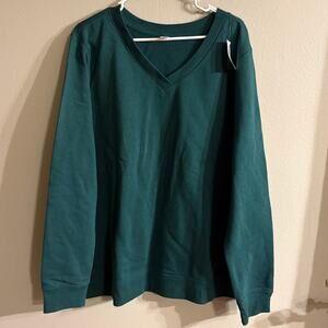 NWT women’s XXL tall Old Navy, green sweatshirt